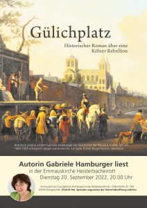 Gabriele Hamburger liest aus ihrem historischen Roman "Gülichplatz"